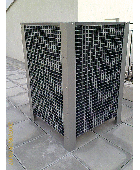 Protection en caillebotis polyester